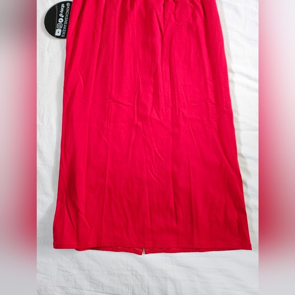 Lululemon All Aligned Midi Dress DKRD Dark Red Women's Size 8 - Picture 5 of 7